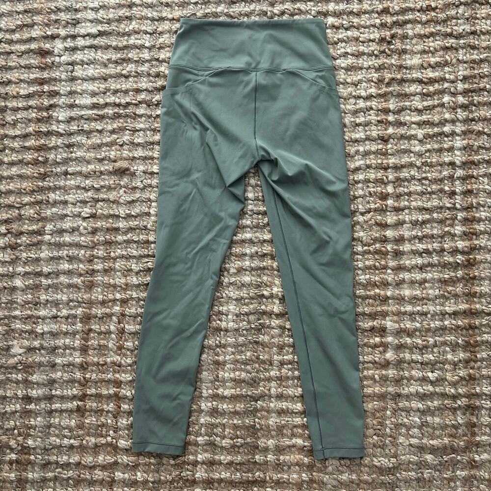 Arc'teryx Essent High Rise Utility Leggings Sage Green S Est Pockets - Picture 2 of 6